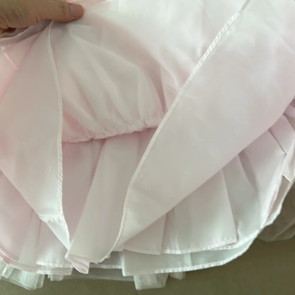 Girls 2T flower girl tutu lined formal fancy dress nwt new tulle tiered